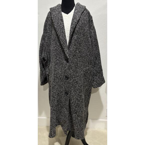 OLD NAVY Relaxed Textured Overcoat New Without Tags Size 4X MSRP $84 - Picture 2 of 5